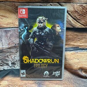Shadowrun Trilogy Nintendo Switch Video Game RPG Cyberpunk Fantasy
